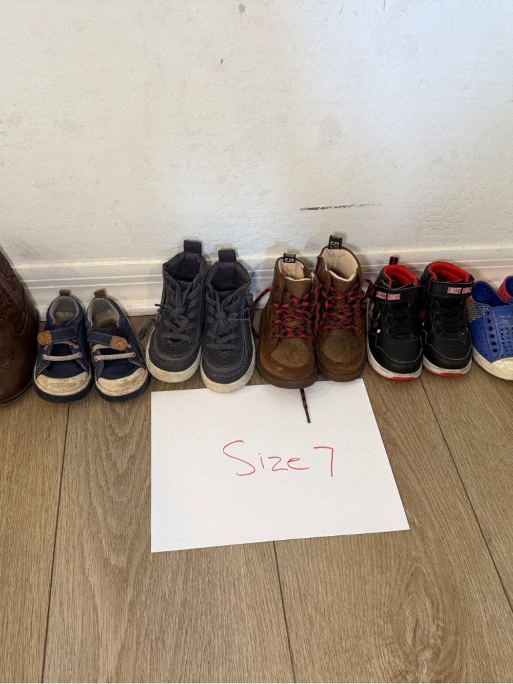 Variety of boys shoes - Size 7